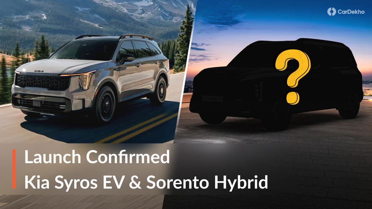 భారత్లోకి త్వరలో Kia Syros EV, Kia Sorento Hybrid? టీజర్ విడుదల చేసిన కియా భారత్లోకి త్వరలో Kia Syros EV, Kia Sorento Hybrid? టీజర్ విడుదల చేసిన కియా