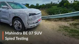 New Mahindra BE 07 SUV Spied Testing: What Can We See And What To Expect?
