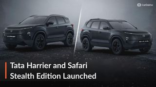 Tata Harrier Tata Safariకి కొత్త స్టెల్త్ ఎడిషన్.. బ్లాక్ థీమ్తో ఆకట్టుకునే లుక్ Tata Harrier Tata Safariకి కొత్త స్టెల్త్ ఎడిషన్.. బ్లాక్ థీమ్తో ఆకట్టుకునే లుక్