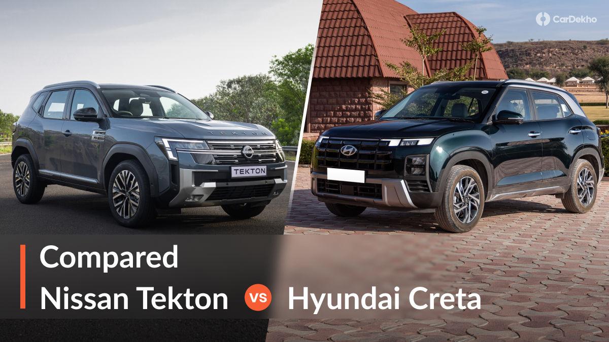 Nissan Tekton Vs Hyundai Creta: Can The Newcomer Take On The Segment Benchmark? Nissan Tekton Vs Hyundai Creta: Can The Newcomer Take On The Segment Benchmark?