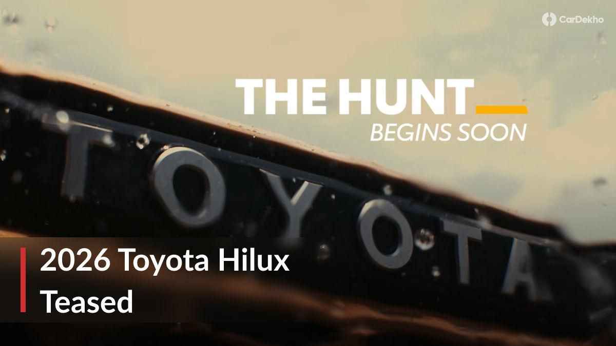 2026 Toyota Hilux Teased, Next-generation Pickup Truck Launching In India On THIS DATE! 2026 Toyota Hilux Teased, Next-generation Pickup Truck Launching In India On THIS DATE!