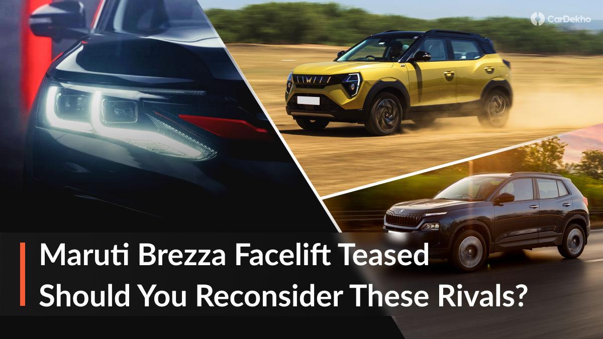 2026 Maruti Brezza Teased: Should You Wait Before Considering These Rivals? Here’s Our Take! 2026 Maruti Brezza Teased: Should You Wait Before Considering These Rivals? Here’s Our Take!