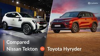 Nissan Tekton vs Toyota Urban Cruiser Hyryder Specifications Compared: Which Compact SUV Of The Two Makes More Sense On Paper? Nissan Tekton vs Toyota Urban Cruiser Hyryder Specifications Compared: Which Compact SUV Of The Two Makes More Sense On Paper?