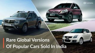 Top 5 Rare Globally-sold Versions Of Popular Indian Cars: Which One Surprises You The Most? Top 5 Rare Globally-sold Versions Of Popular Indian Cars: Which One Surprises You The Most?
