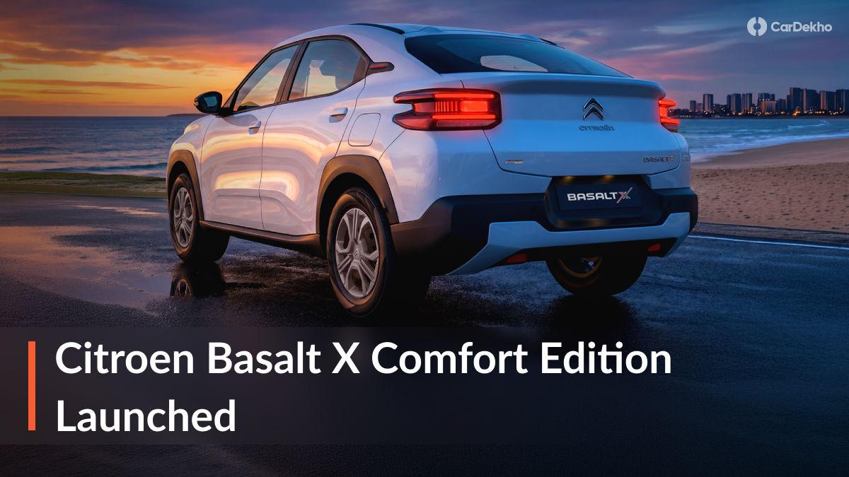 Citroen Basalt X Comfort Edition Launched, Adds A JBL Audio System, Dashcam And Curated Accessory Packs Citroen Basalt X Comfort Edition Launched, Adds A JBL Audio System, Dashcam And Curated Accessory Packs
