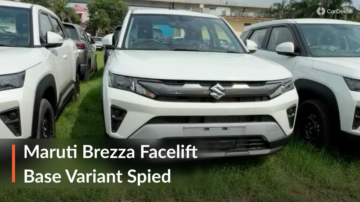 2026 Maruti Brezza Facelift Base Variant Spied: Still A Bare-Bones Variant? 2026 Maruti Brezza Facelift Base Variant Spied: Still A Bare-Bones Variant?