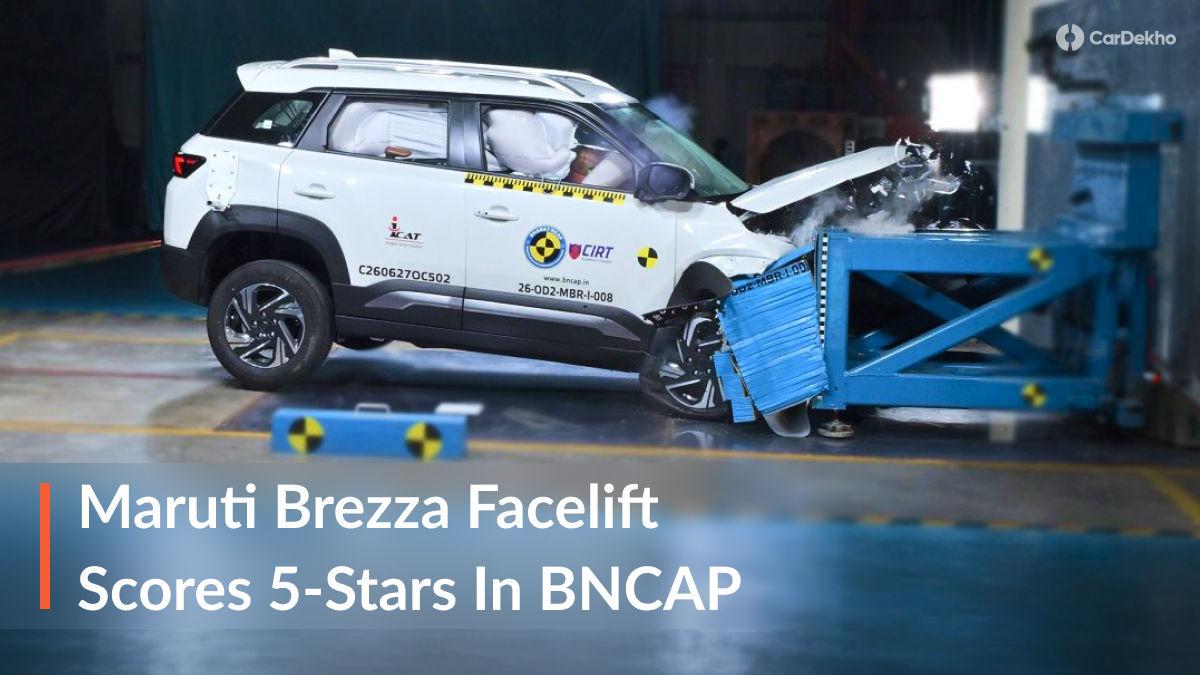 2026 Maruti Brezza Facelift Rated 5-stars By Bharat NCAP! Detailed Analysis Of Scores Below 2026 Maruti Brezza Facelift Rated 5-stars By Bharat NCAP! Detailed Analysis Of Scores Below