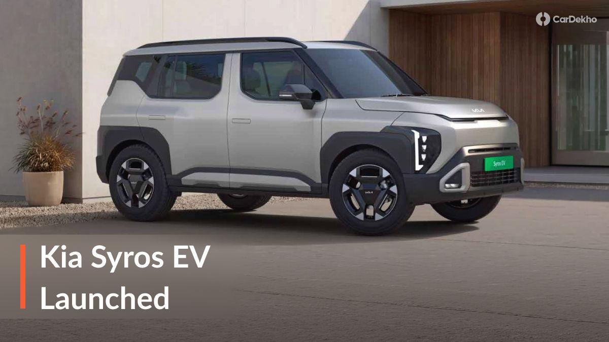 Kia Syros EV Launched! Check Out the Variant-Wise Details, Features And Price Kia Syros EV Launched! Check Out the Variant-Wise Details, Features And Price