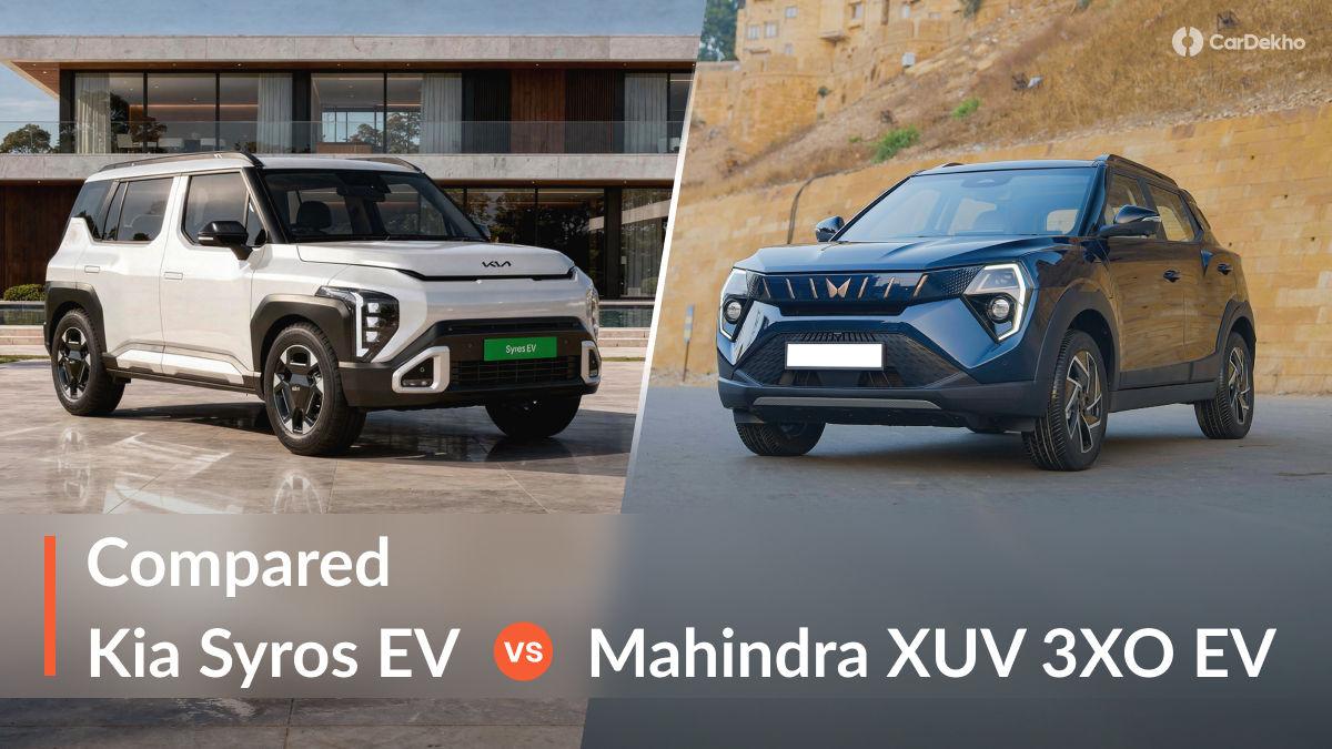 Kia Syros EV Vs Mahindra XUV 3XO EV: Which One Should You Buy? Kia Syros EV Vs Mahindra XUV 3XO EV: Which One Should You Buy?