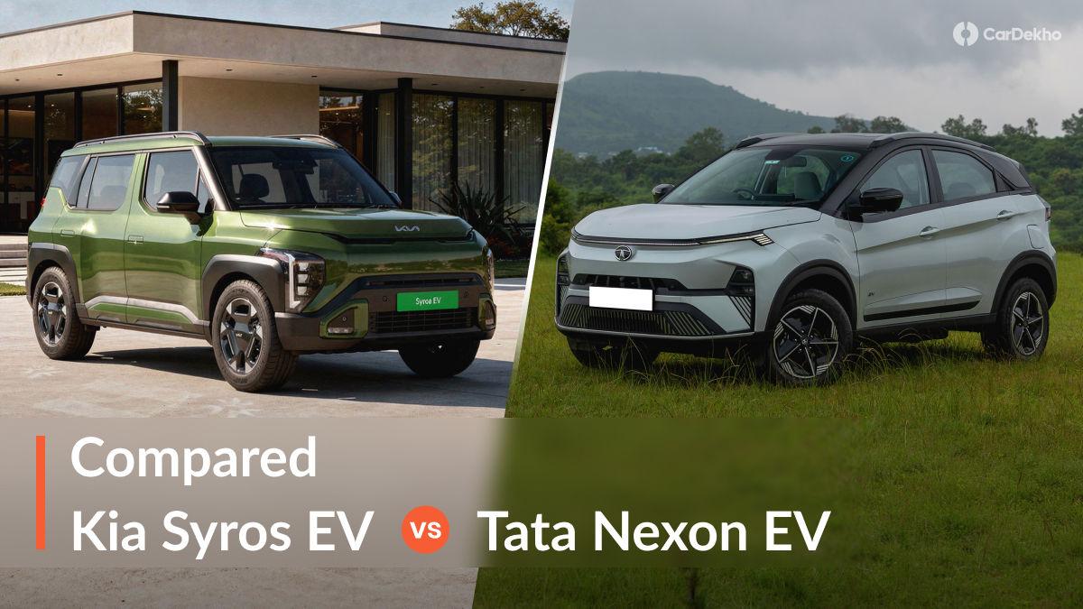 Kia Syros EV Vs Tata Nexon EV: Which One Offers More Value? Kia Syros EV Vs Tata Nexon EV: Which One Offers More Value?