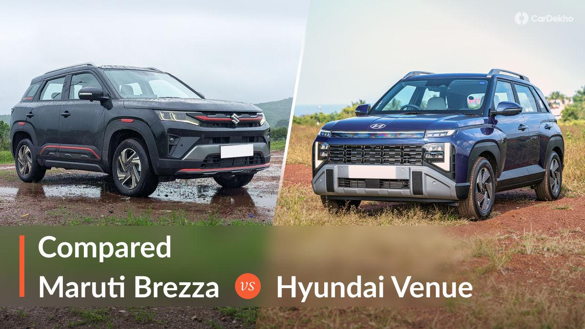 2026 Maruti Brezza Facelift vs Hyundai Venue Compared: Which SUV Will Take The Crown? 2026 Maruti Brezza Facelift vs Hyundai Venue Compared: Which SUV Will Take The Crown?