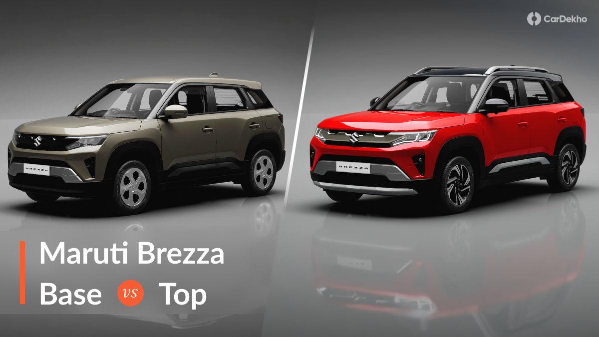 Maruti Brezza Base LXI Vs Top ZXI Plus Variants Compared: Which One Is For You? Maruti Brezza Base LXI Vs Top ZXI Plus Variants Compared: Which One Is For You?