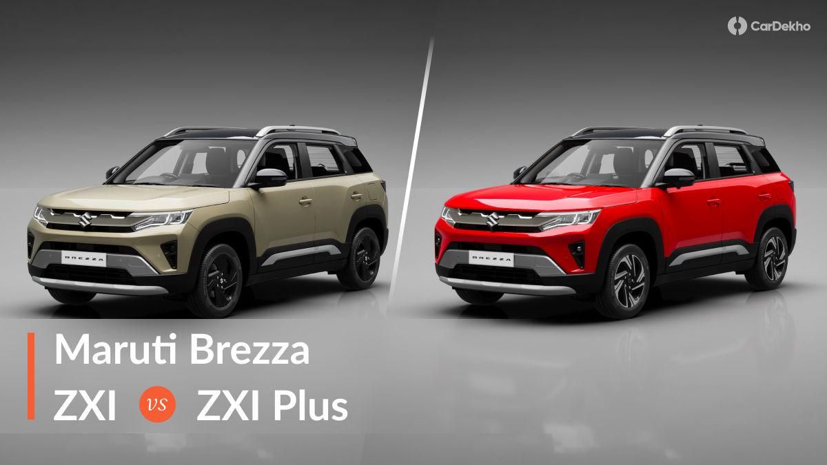 Maruti Brezza ZXI Vs Top ZXI Plus Variant Compared: Do You Really Have To Go All Out On The Top-End Brezza? Maruti Brezza ZXI Vs Top ZXI Plus Variant Compared: Do You Really Have To Go All Out On The Top-End Brezza?