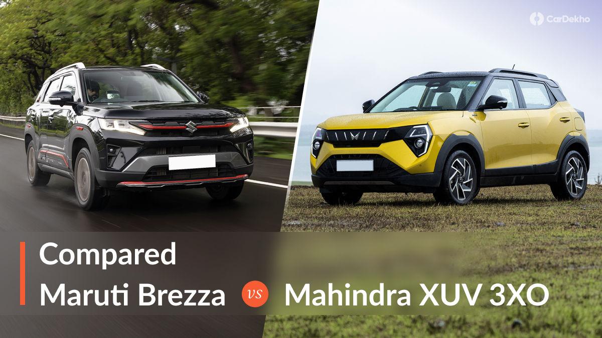 Maruti Brezza Facelift Vs Mahindra XUV 3XO: The Subcompact SUV Faceoff Maruti Brezza Facelift Vs Mahindra XUV 3XO: The Subcompact SUV Faceoff