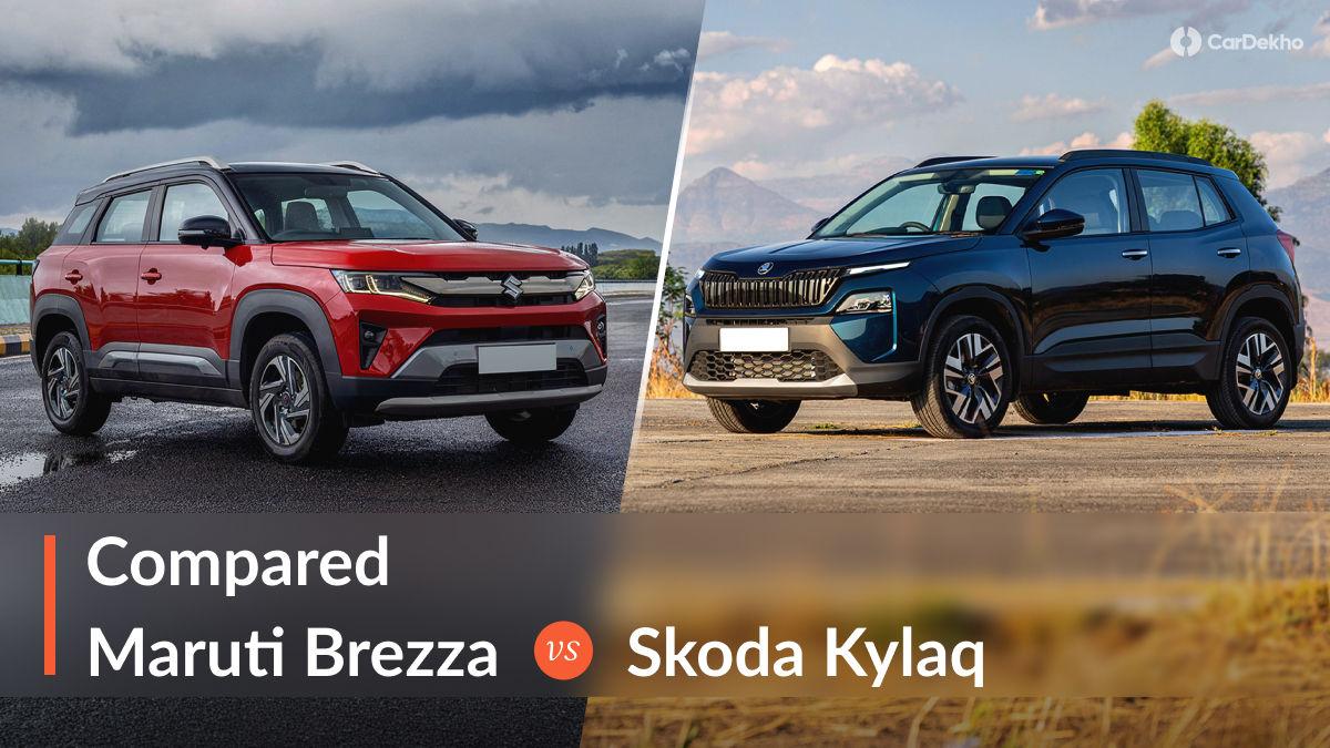 Maruti Brezza Facelift Vs Skoda Kylaq: Japanese Simplicity Or German Power? Maruti Brezza Facelift Vs Skoda Kylaq: Japanese Simplicity Or German Power?