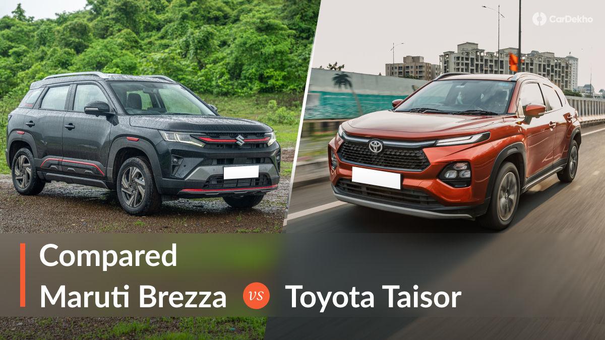 Maruti Brezza Facelift Vs Toyota Taisor: Which Compact SUV Makes More Sense? Maruti Brezza Facelift Vs Toyota Taisor: Which Compact SUV Makes More Sense?