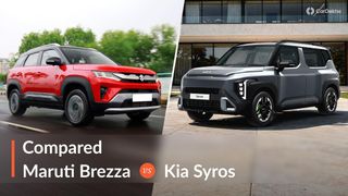 Maruti Brezza Facelift Vs Kia Syros: Detailed Comparison Maruti Brezza Facelift Vs Kia Syros: Detailed Comparison