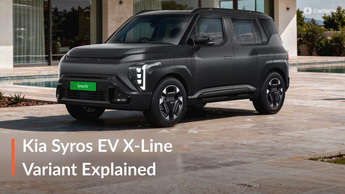 Kia Syros EV Top-Model X-Line: Variant Explained Kia Syros EV Top-Model X-Line: Variant Explained