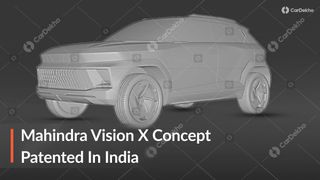 Mahindra Vision X Design Patented