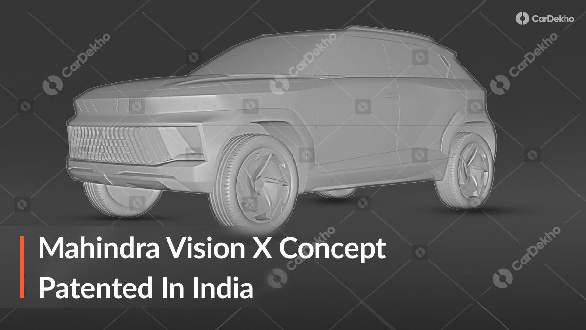 Mahindra Vision X Design Patented Mahindra Vision X Design Patented