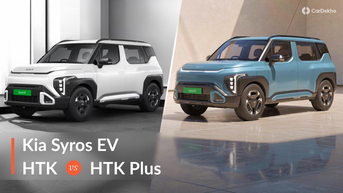 2026 Kia Syros EV Variant Compared: HTK Vs HTK Plus 2026 Kia Syros EV Variant Compared: HTK Vs HTK Plus