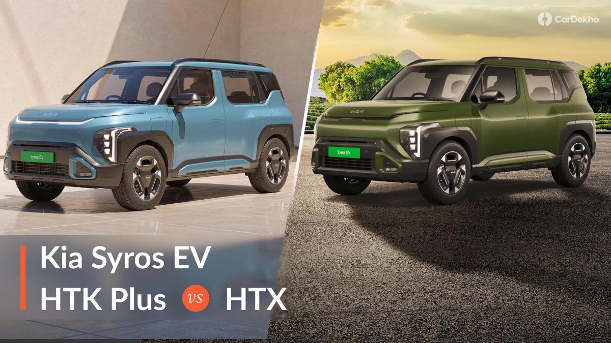 2026 Kia Syros EV Variant Compared: HTK Plus Vs HTX 2026 Kia Syros EV Variant Compared: HTK Plus Vs HTX