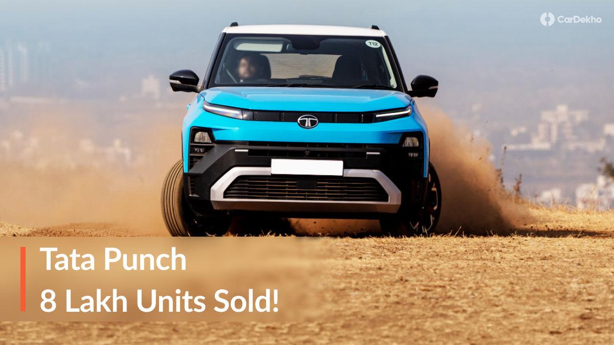 Tata Punch Crosses 8 Lakh Sales Milestone! Tata Punch Crosses 8 Lakh Sales Milestone!