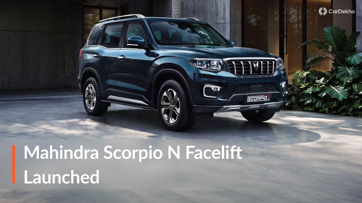 2026 Mahindra Scorpio N Facelift Launched At Rs 13.69 Lakh 2026 Mahindra Scorpio N Facelift Launched At Rs 13.69 Lakh