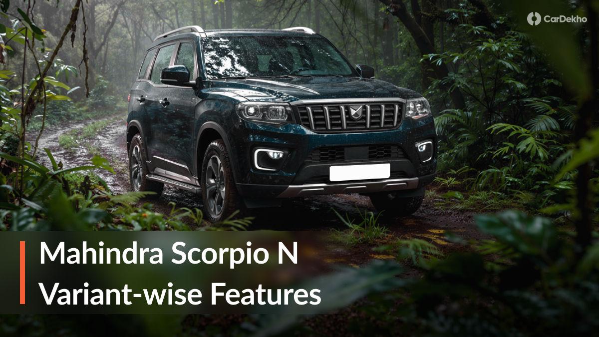 2026 Mahindra Scorpio N Facelift Variant-wise Features Explained 2026 Mahindra Scorpio N Facelift Variant-wise Features Explained
