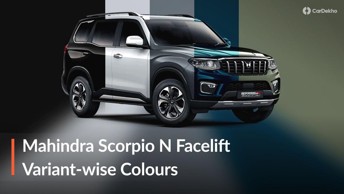 2026 Mahindra Scorpio N Facelift: Variant-Wise Colours Explained 2026 Mahindra Scorpio N Facelift: Variant-Wise Colours Explained