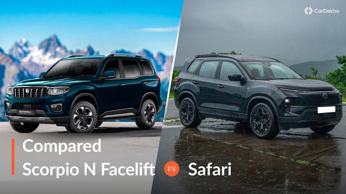 2026 Mahindra Scorpio N Facelift Vs Tata Safari: Detailed Comparison 2026 Mahindra Scorpio N Facelift Vs Tata Safari: Detailed Comparison