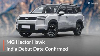 2026 MG Hector Hawk EV and Plug-in Hybrid Launch Date Confirmed