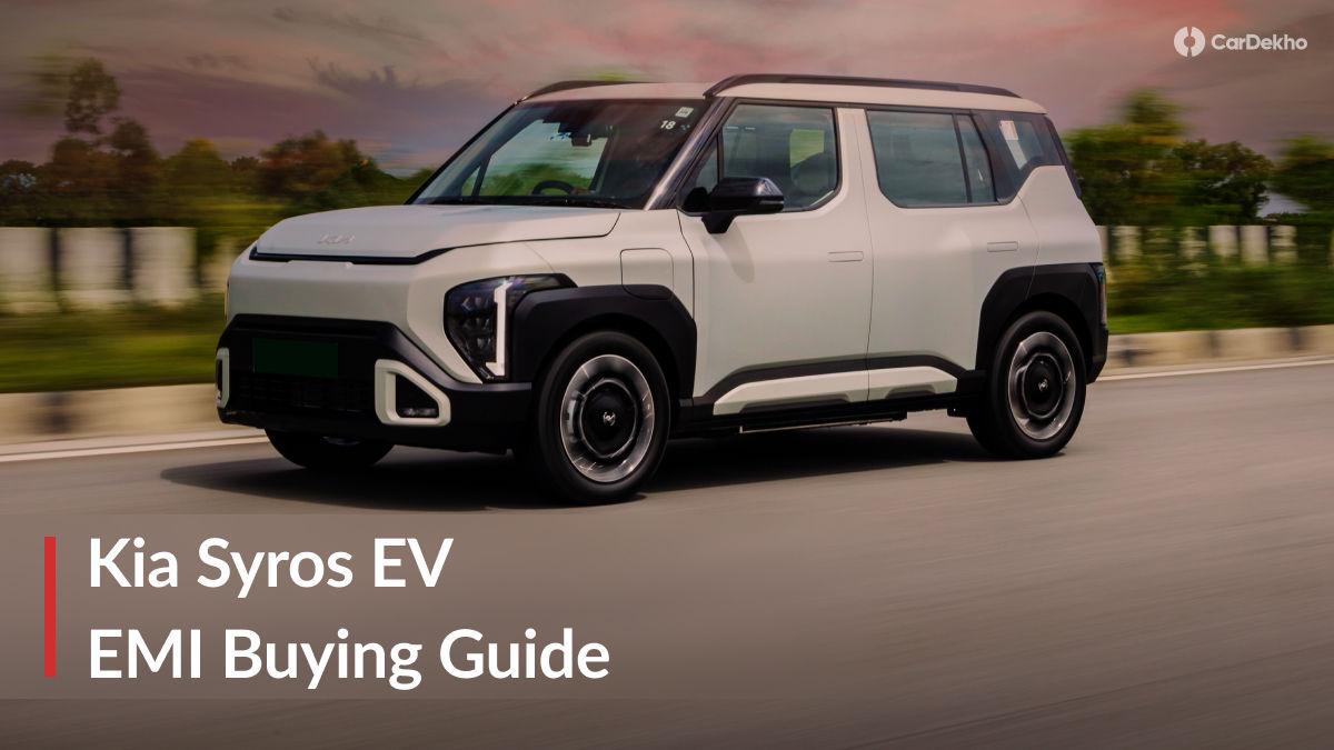 Kia Syros EV: EMI Buying Guide Kia Syros EV: EMI Buying Guide