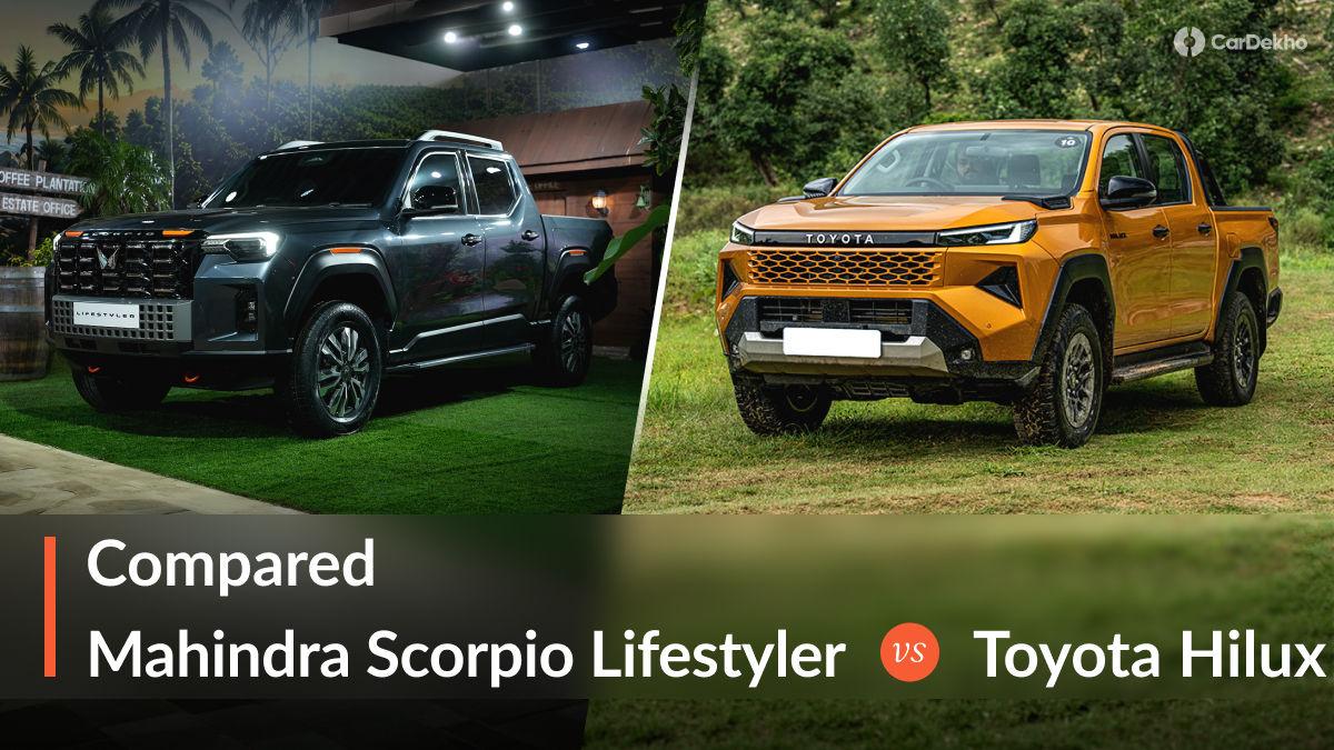 2026 Mahindra Scorpio Lifestyler Pickup Vs Toyota Hilux: Compared In Detail 2026 Mahindra Scorpio Lifestyler Pickup Vs Toyota Hilux: Compared In Detail