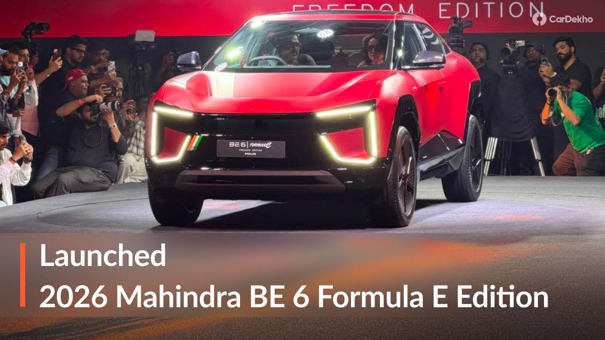 2026 Mahindra BE 6 Formula E Edition Launched: Now Available In Two Variants, Starts At Rs 24.45 Lakh 2026 Mahindra BE 6 Formula E Edition Launched: Now Available In Two Variants, Starts At Rs 24.45 Lakh