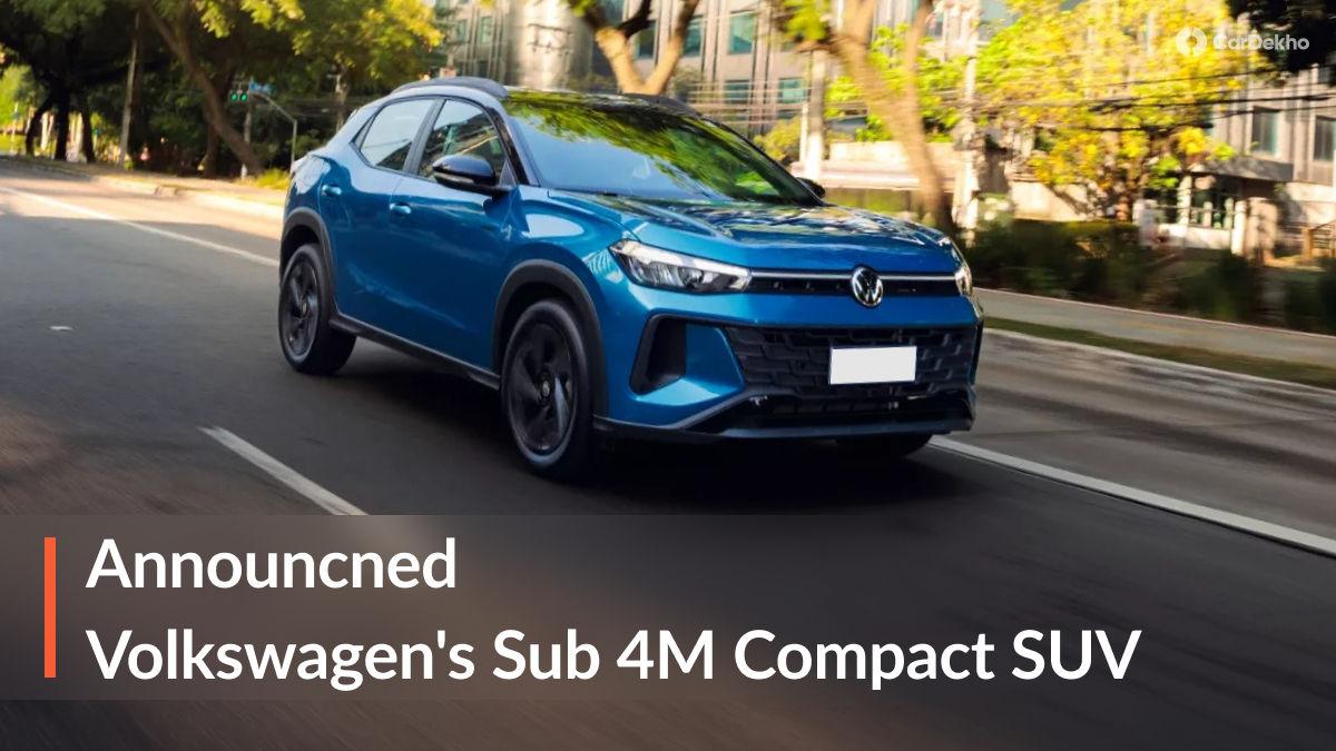 Volkswagen Announces Sub-4 Metre Compact SUV: Launch By 2027 Volkswagen Announces Sub-4 Metre Compact SUV: Launch By 2027