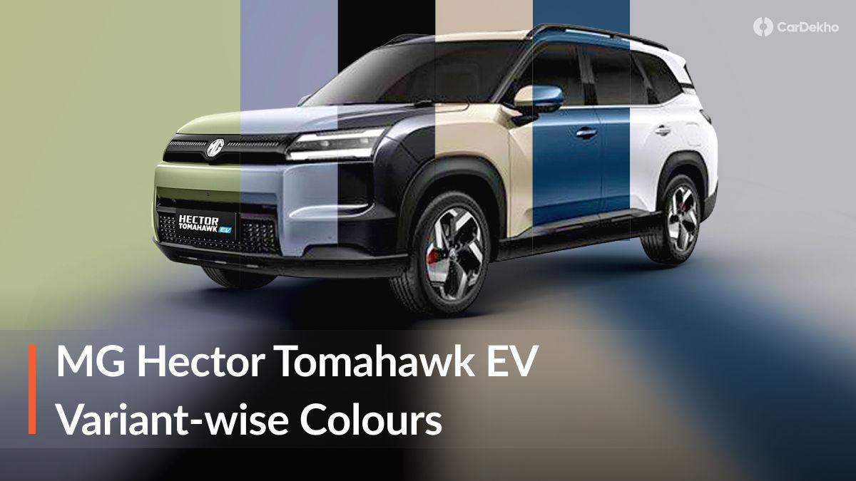 2026 MG Hector Tomahawk Variant-wise Colours Explained In Detail 2026 MG Hector Tomahawk Variant-wise Colours Explained In Detail