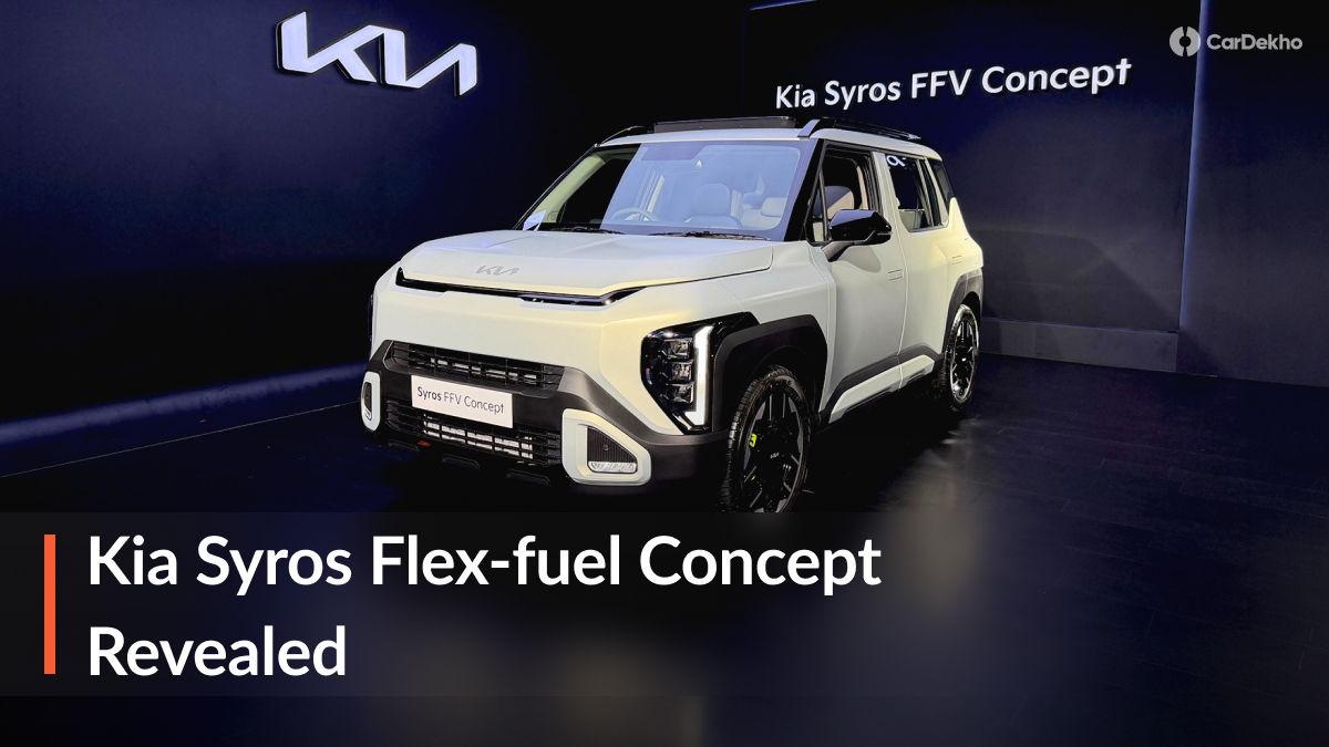 Kia Syros Flex-Fuel Concept Showcased, Possible Launch Next Year Kia Syros Flex-Fuel Concept Showcased, Possible Launch Next Year
