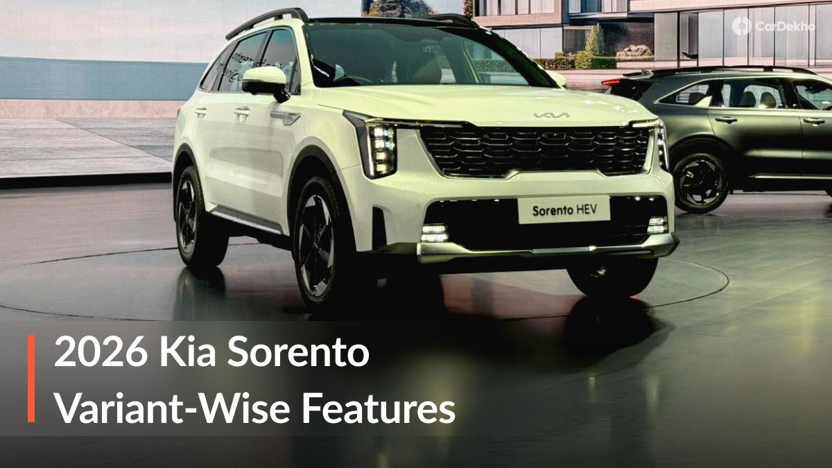 2026 Kia Sorento Variant-wise Features Detailed: Which Variant Is The Best Pick For You? 2026 Kia Sorento Variant-wise Features Detailed: Which Variant Is The Best Pick For You?