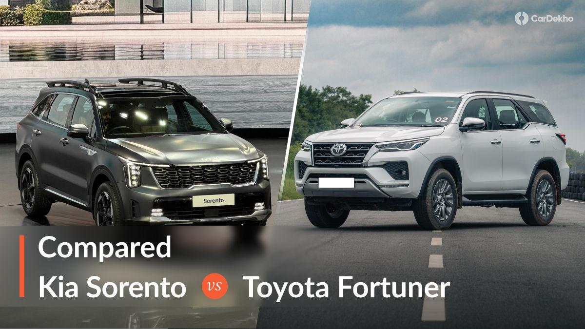 2026 Kia Sorento Vs Toyota Fortuner Compared: Modern-Day Comforts Vs Old-School Cool 2026 Kia Sorento Vs Toyota Fortuner Compared: Modern-Day Comforts Vs Old-School Cool