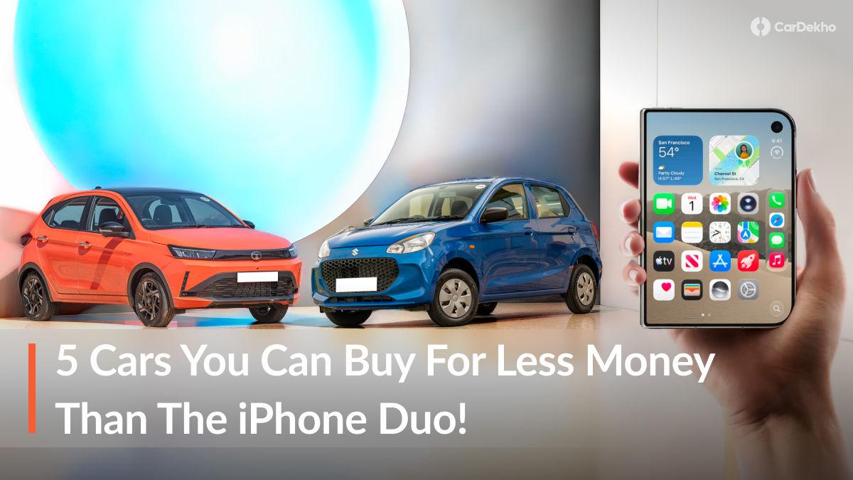 New Apple iPhone 18 Duo Costs Rs 4.5 Lakh: Here Are 5 New Cars You Can Buy For Less! New Apple iPhone 18 Duo Costs Rs 4.5 Lakh: Here Are 5 New Cars You Can Buy For Less!