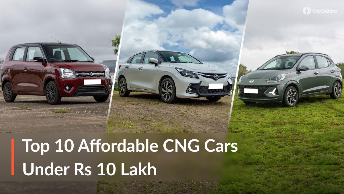 10 Most Affordable CNG Cars Under Rs 10 Lakh In India: Maruti Wagon R To Maruti Brezza! 10 Most Affordable CNG Cars Under Rs 10 Lakh In India: Maruti Wagon R To Maruti Brezza!