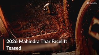 2026 Mahindra Thar Facelift Teased: Minor Upgrades Expected 2026 Mahindra Thar Facelift Teased: Minor Upgrades Expected