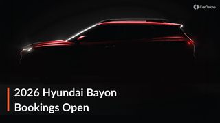 భారత్లో Hyundai Bayon బుకింగ్స్ ప్రారంభం.. అక్టోబర్ 2026లో విడుదల భారత్లో Hyundai Bayon బుకింగ్స్ ప్రారంభం.. అక్టోబర్ 2026లో విడుదల