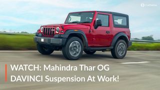 WATCH: 2026 Mahindra Thar OG’s DAVINCI Suspension At Work! WATCH: 2026 Mahindra Thar OG’s DAVINCI Suspension At Work!