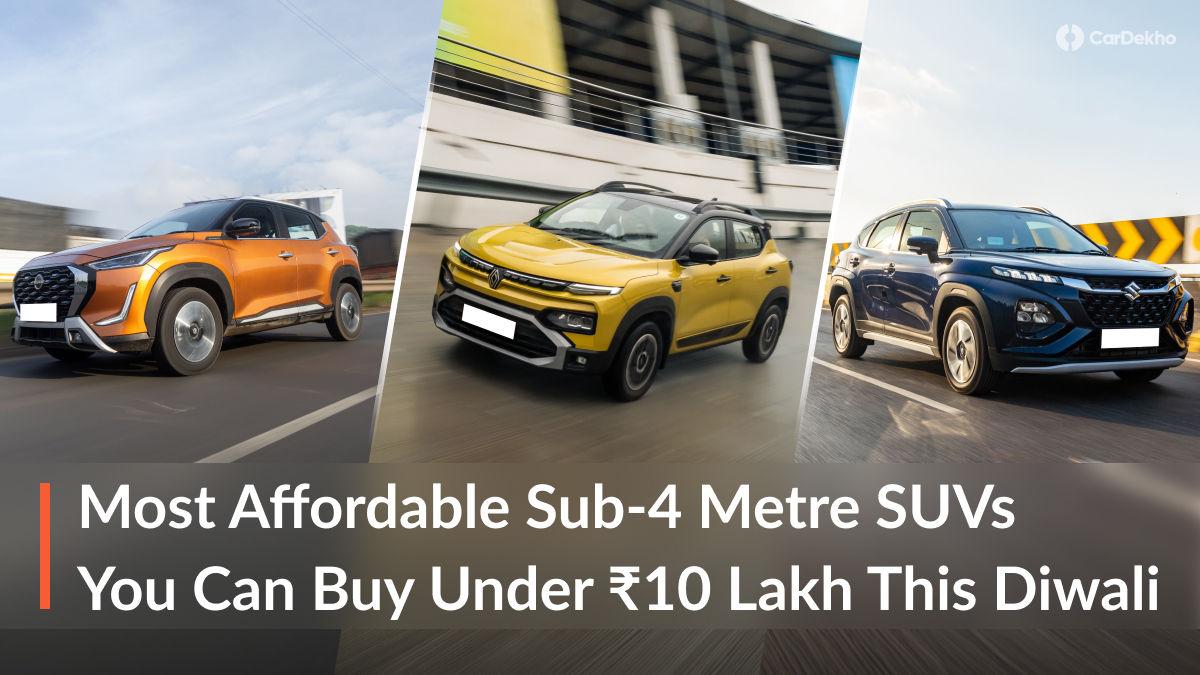 Planning An SUV For Diwali? These 12 Cars Start Below Rs 10 Lakh! Planning An SUV For Diwali? These 12 Cars Start Below Rs 10 Lakh!