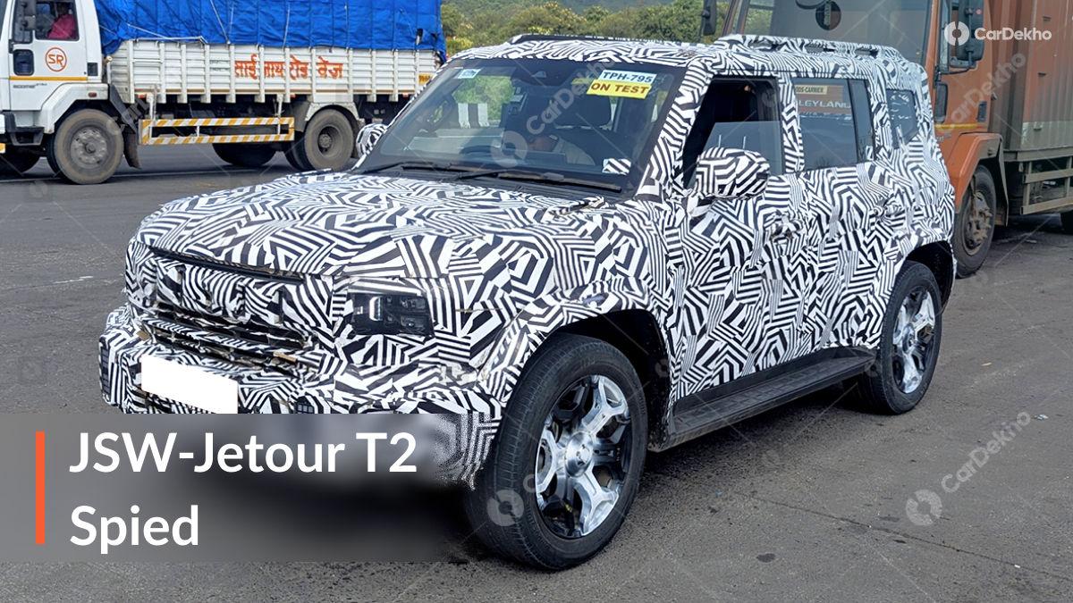 JSW Jetour T2 Spied Testing Ahead Of Launch! Is This New PHEV SUV Coming By Diwali? JSW Jetour T2 Spied Testing Ahead Of Launch! Is This New PHEV SUV Coming By Diwali?