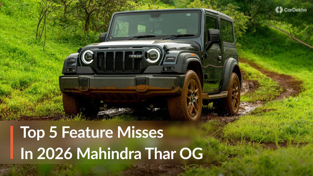 Mahindra Thar OG Gets An Update, But These 5 Features Are Still Missing Mahindra Thar OG Gets An Update, But These 5 Features Are Still Missing