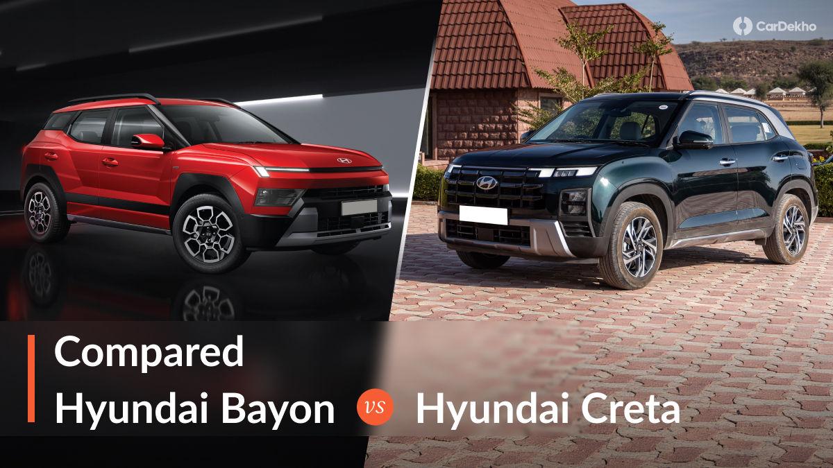 2026 Hyundai Bayon Vs Hyundai Creta: A Head-To-Head Comparison Between Cars From The Same Stable 2026 Hyundai Bayon Vs Hyundai Creta: A Head-To-Head Comparison Between Cars From The Same Stable