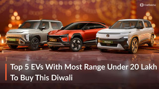 Want A Long-Range EV With More Than 400 Km Range Under Rs 20 Lakh? Here Are 5 Options To Consider This Diwali! Want A Long-Range EV With More Than 400 Km Range Under Rs 20 Lakh? Here Are 5 Options To Consider This Diwali!